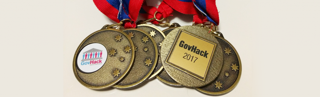 GovHack 2017 medalians